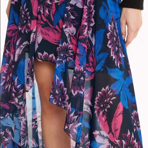 Patrizia Pepe Tropical Flower High-Low Hem Skirt - IT 40 - Picture 9 of 9